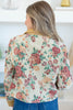 Floral Whimsy Button Down Jacket