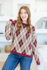 Diamond Stitch Argyle Sweater