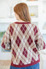 Diamond Stitch Argyle Sweater
