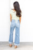 Drawn To You Classic Wide Leg Jeans