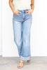 Drawn To You Classic Wide Leg Jeans