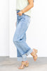 Drawn To You Classic Wide Leg Jeans