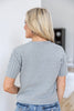 Cable Knit Cutie Short Sleeve Top