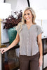 Crush Season Short Sleeve Button Down Blouse