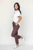 Cocoa Beach Brown Jogger Jeans