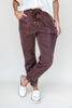 Cocoa Beach Brown Jogger Jeans