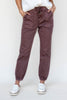 Cocoa Beach Brown Jogger Jeans