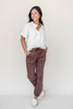 Cocoa Beach Brown Jogger Jeans