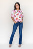 Sweet Stems Short Sleeve Top