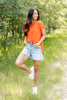 Simply Sweet Short-Sleeved Dolman Top