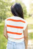Sunburst Glow Sleeveless V-neck Top