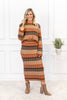 Style In Sync Maxi Skirt & Sweater Set