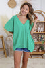 Lift Me Up Solid Tunic Blouse Top