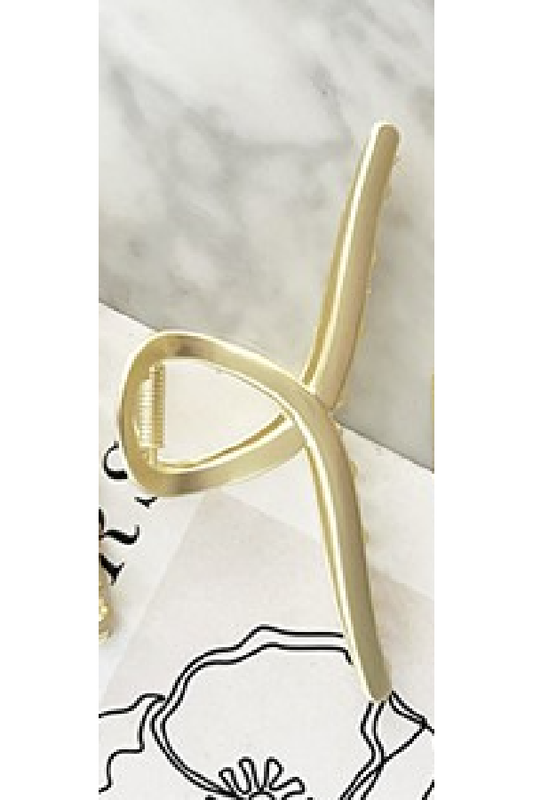 Ana Pretzel Gold Hair Clip